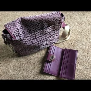 Coach Crossbody Purse & Wallet